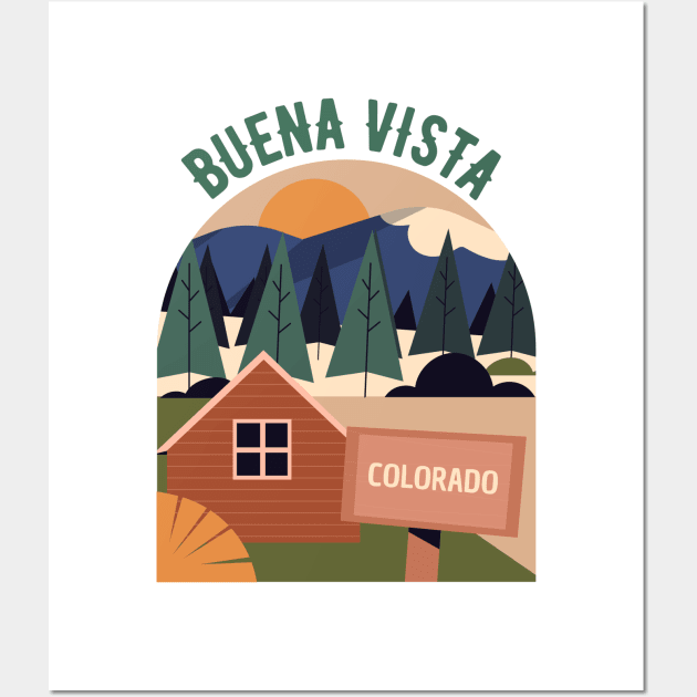 Buena Vista Colorado Wall Art by osmansargin